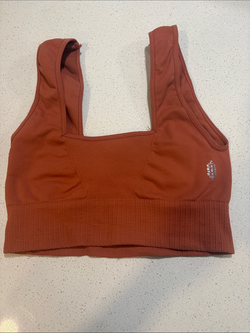 Free People Movement Rust Seamless Scoop-Neck Sports Bra - Women